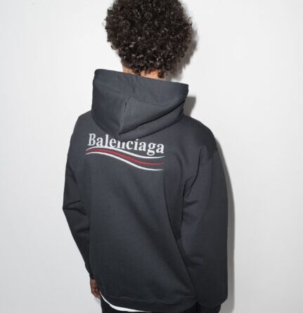 Unveiling the Balenciaga Political Campaign Logo Hoodie