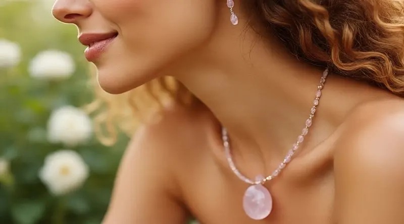 Styling Rose Quartz Jewelry